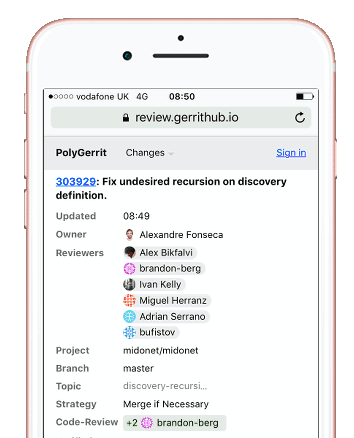 polygerrit-on-mobile