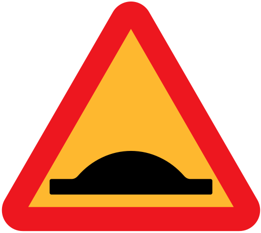 516px-Road-sign-Speed_bump.svg
